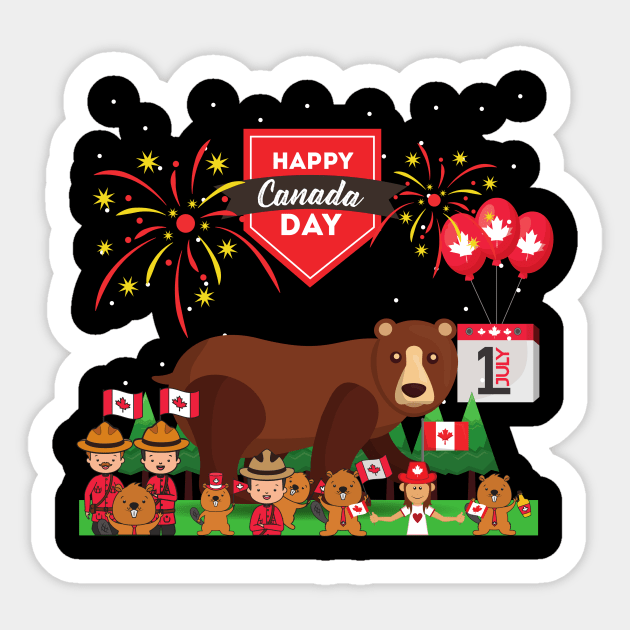 canada day Sticker by MeKong